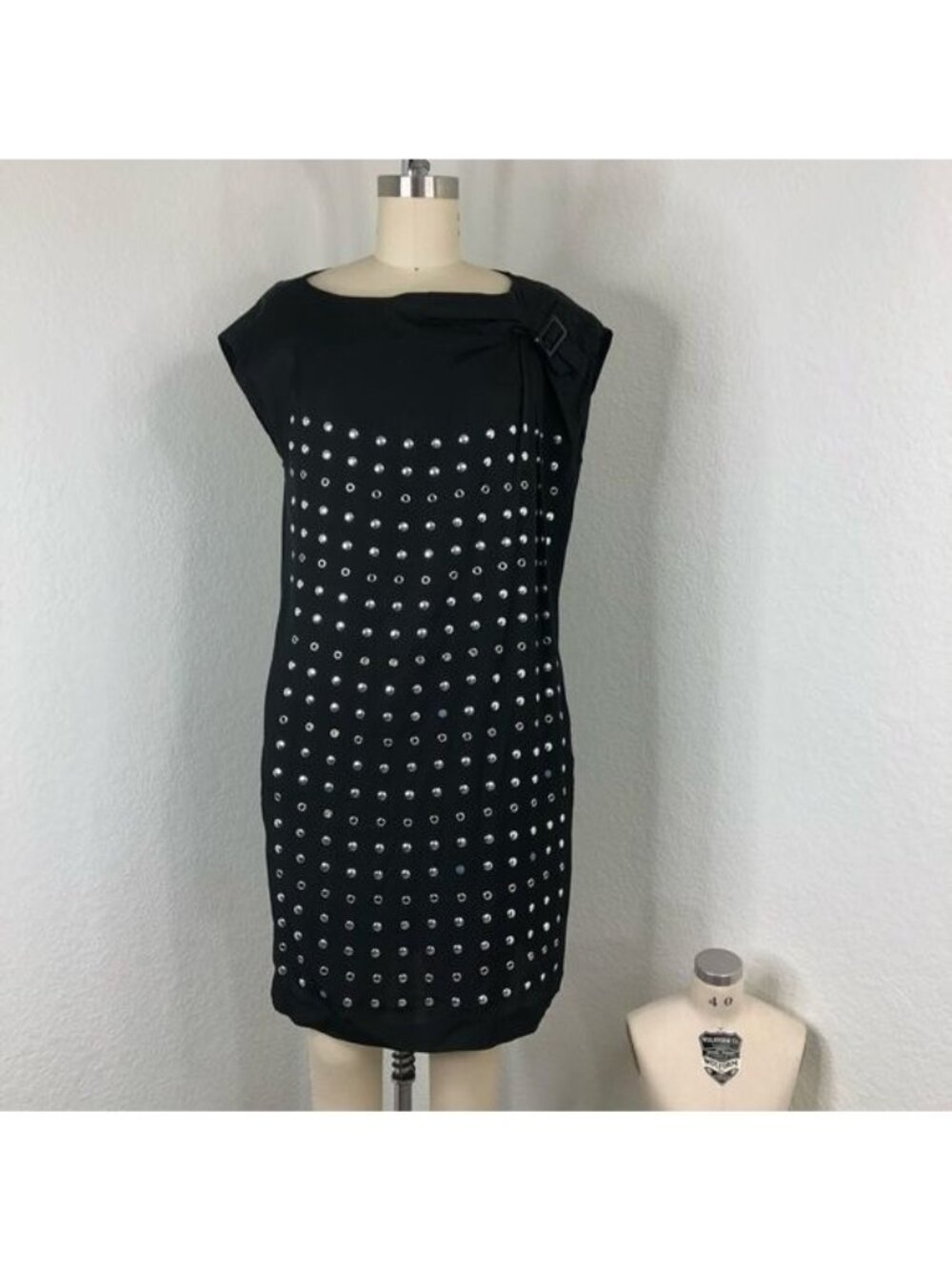 See by Chloe Studded Eyelet Grommet Hardware Dress